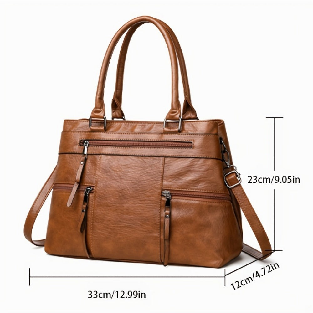 Crossbody Bag for Women – PU Leather, Multi-Pocket | Bag Vero – detail view 14