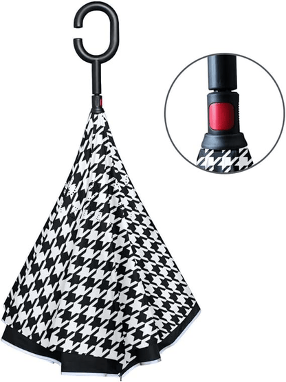 Vivicreate Classic C Shaped Handle with Easy Grip - Windproof, Rainproof and Durable Canopy Design – Versatile Travel, Perfect for Rainy Days