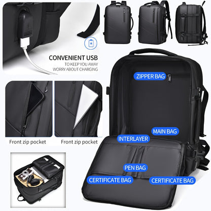 Outdoor Exploration, New Versatile Travel Bag, Portable Hiking Backpack Luggage Bag, Spacious Multi-Pocket Stylish Backpack for Business Travel And Commuting, Travel Backpacks