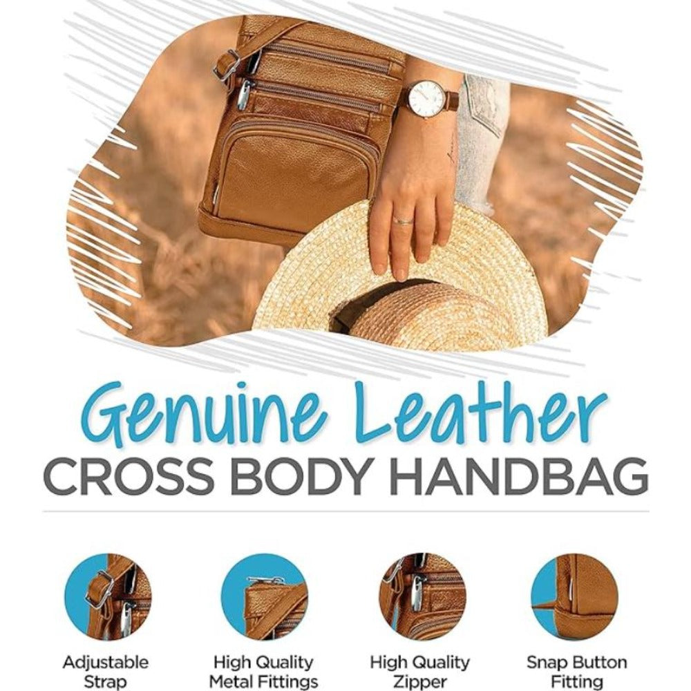 Women's Wallet – Genuine Leather, Multi Pocket, Adjustable Strap | Bag Vero – detail view 50