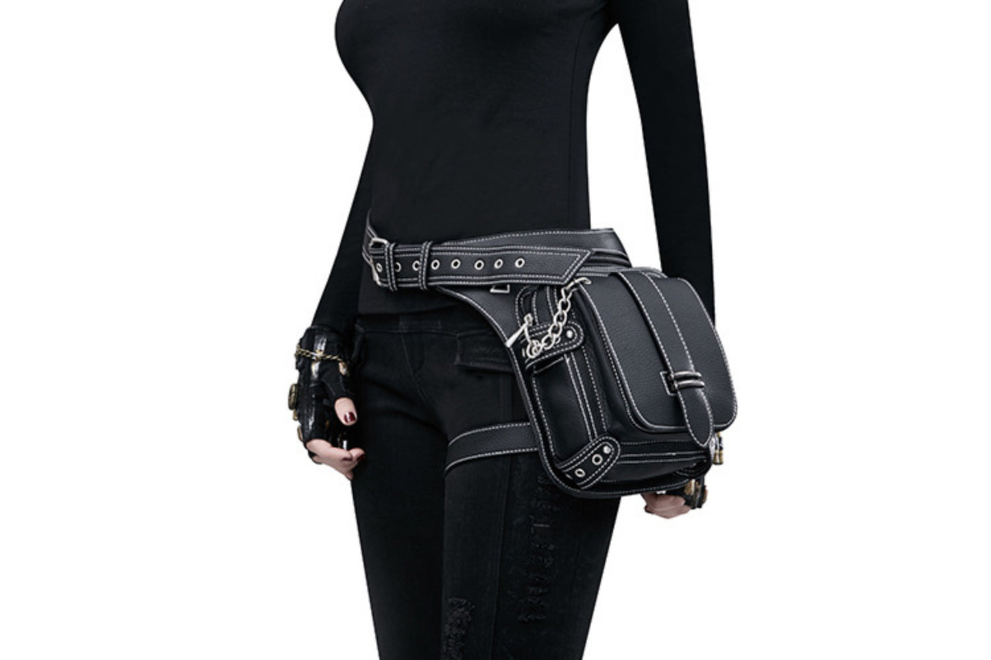 Waist Bag – Steampunk Vintage Waist Outdoor Phone | Bag Vero – detail view 12