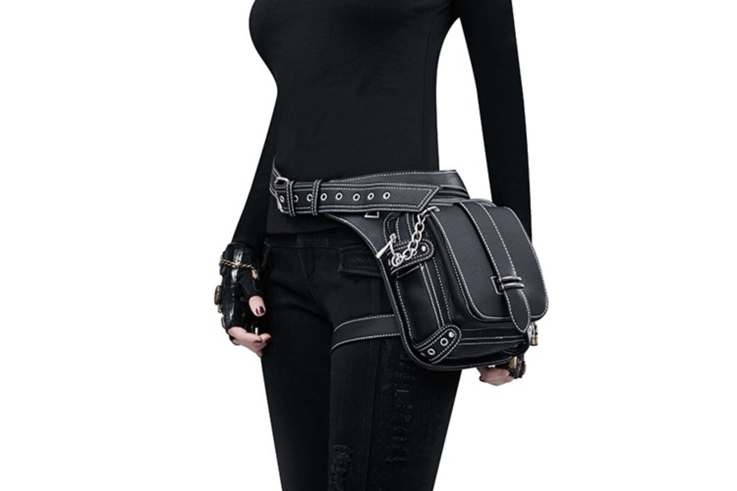 Waist Bag – Steampunk Vintage Waist Outdoor Phone | Bag Vero – detail view 12
