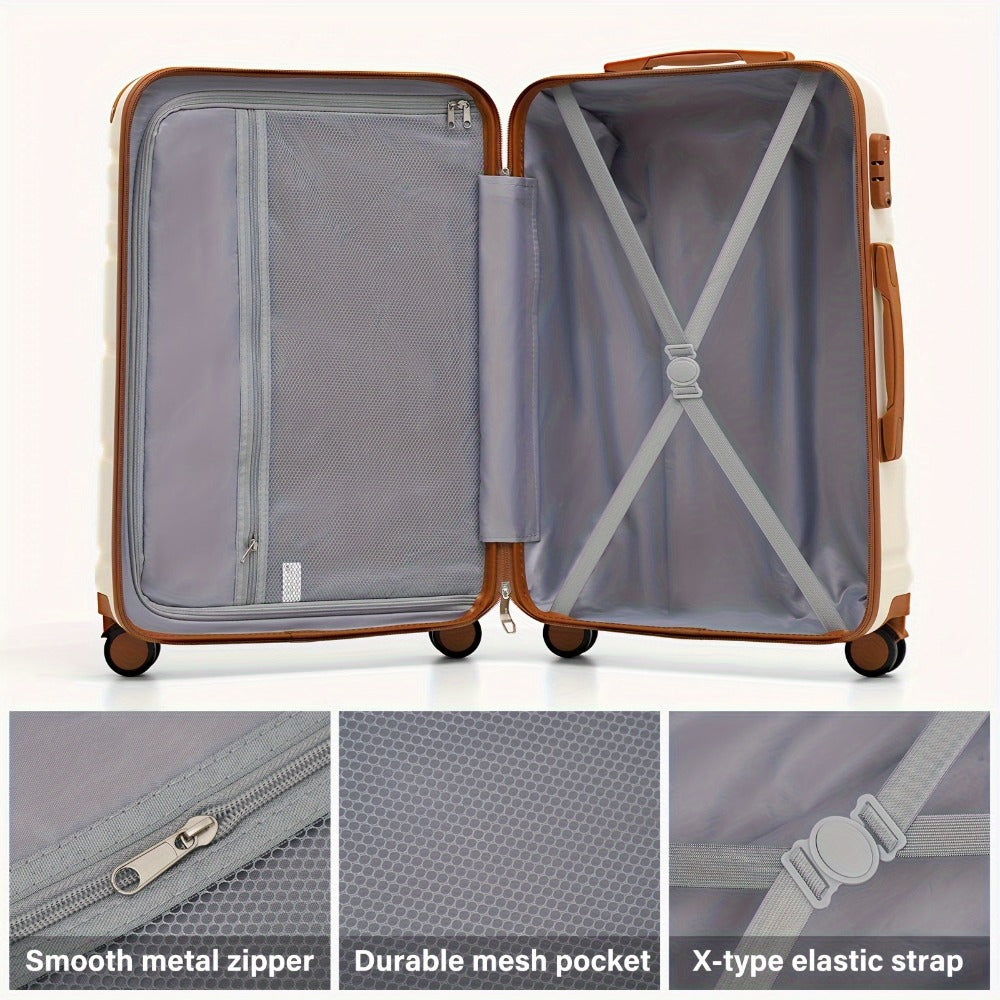 TAKUMI Luggage Set With Duffel Bag - ABS Hardshell Suitcase Set With Double Spinner Wheels, TSA Lock, Lightweight Carry On Suitcase - For Business & Leisure Travel - Ideal Gift for Frequent Travelers