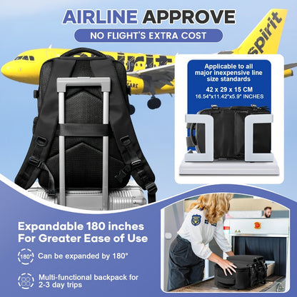 Carry On Luggage – for Travel, Vacuum Compression Air Pump Carry | Bag Vero – detail view 10