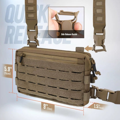 Tactical Chest Bag, Outdoor Vest, Outdoor Sports Cycling Vest, Multi-functional Chest Bag