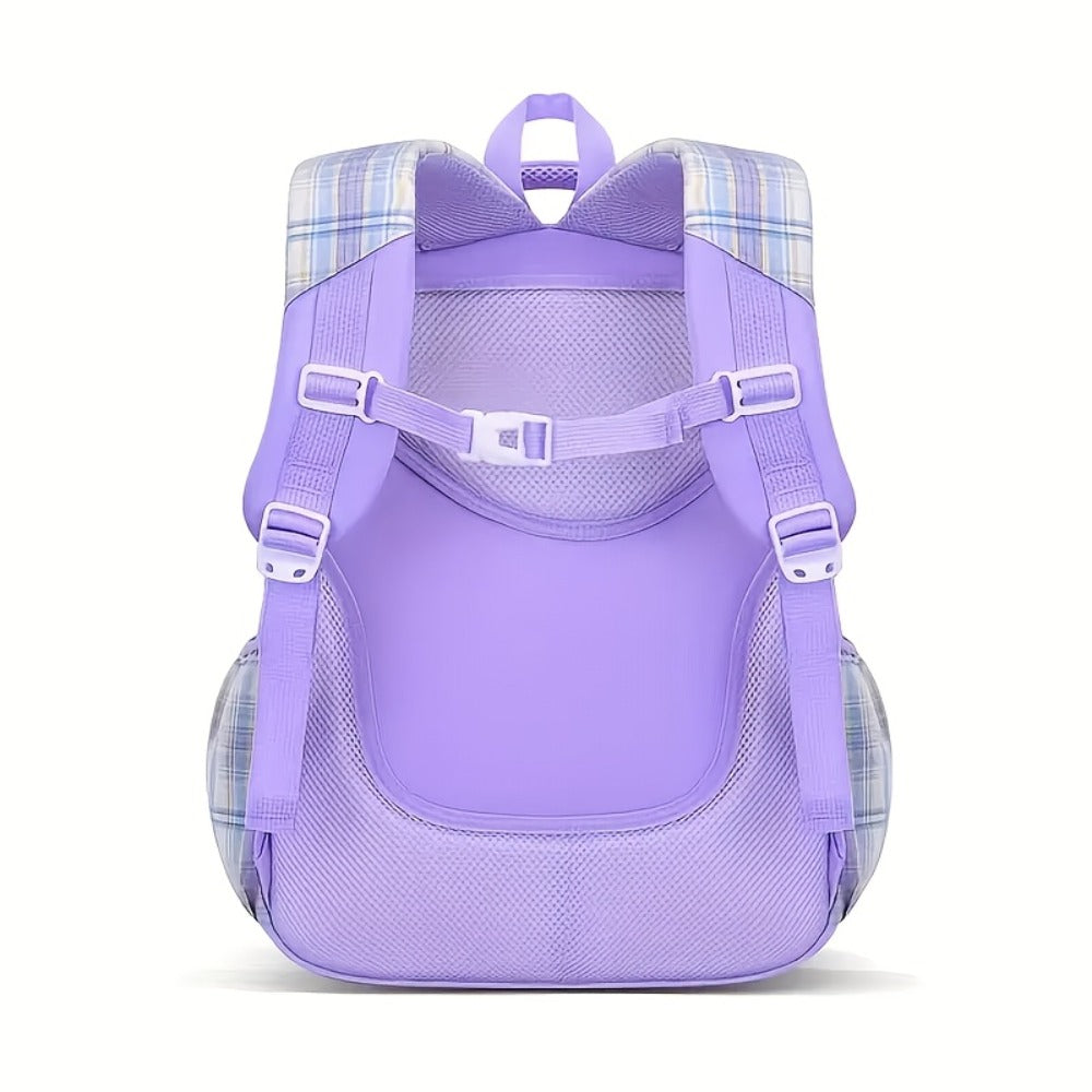 Student Backpack With 8 Separate Card Sleeves, Multi-Pocket Layered Storage, Breathable Pressure Relief Design, For Teenager
