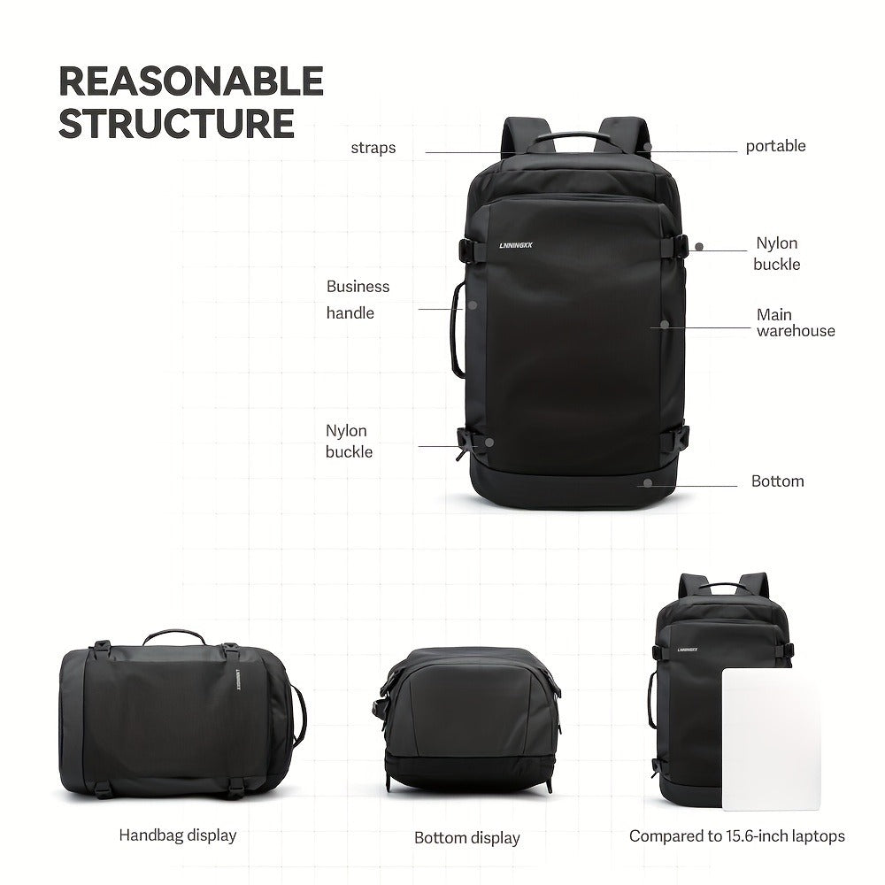 Laptop Backpack – 40L, Nylon, for Travel | Bag Vero – detail view 5