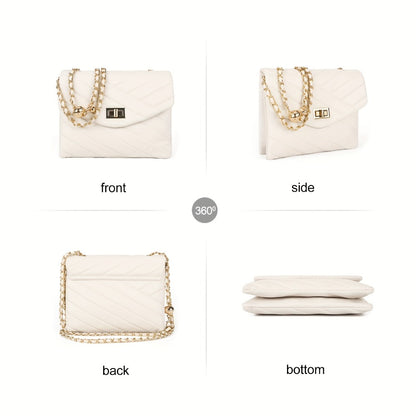 Crossbody Bag for Women – PU Leather, Quilted, for Travel & Everyday Use | Bag Vero – detail view 2
