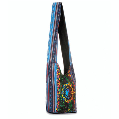 JUPITER GEAR Collection Yin Yang Print Hobo Bag