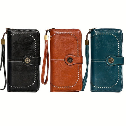 Women's Wallet – Sunflower Pattern Wristlet Card Slots | Bag Vero – detail view 8