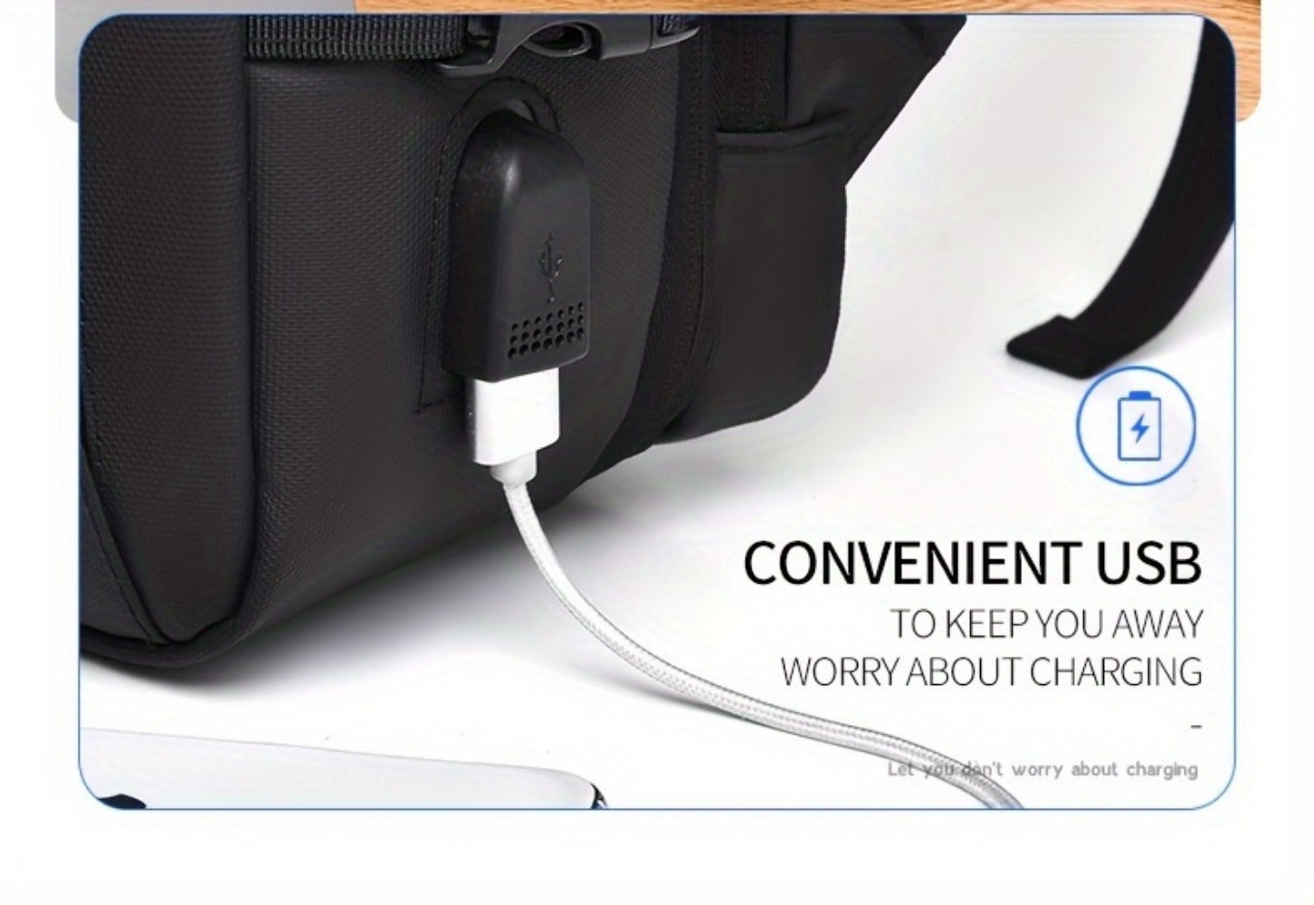 Backpack for Women – Nylon, Convertible, Multi-Pocket, for Travel & Work | Bag Vero – detail view 21