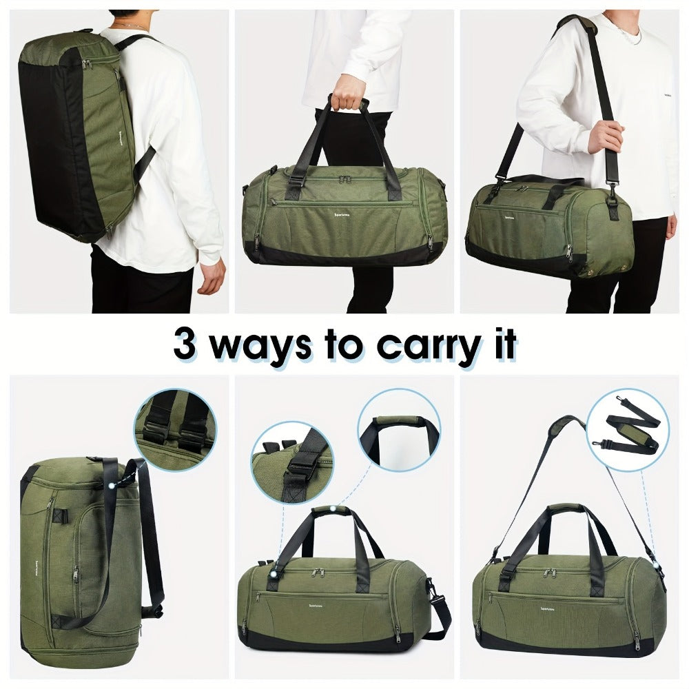 Gym Duffel Bag – 43L, 48L, Large Capacity, for Travel | Bag Vero – detail view 12