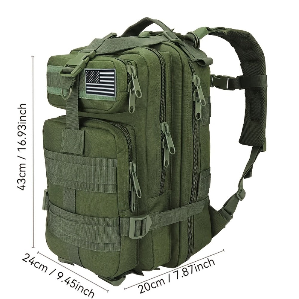 Compact 6.6gal Lightweight Tactical Rucksack - Durable Backpack for Cycling, Travel And Daily Use | Ideal Gift for Men