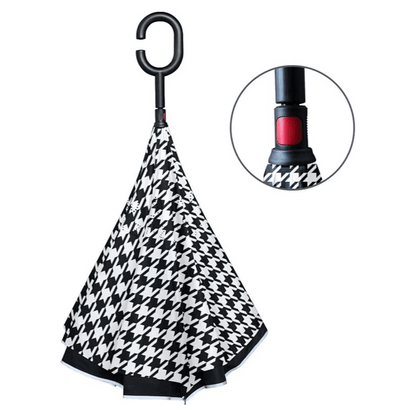 Vivicreate Classic C Shaped Handle with Easy Grip - Windproof, Rainproof and Durable Canopy Design – Versatile Travel, Perfect for Rainy Days