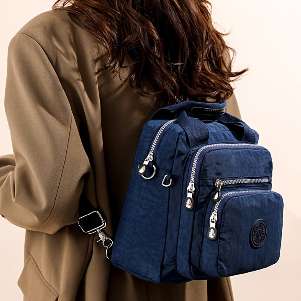 New Trendy Lightweight Handbag, Fashionable Casual Backpack, Large Capacity Multifunctional Shoulder Crossbody Bag, Handbag