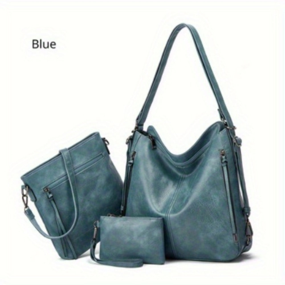 Backpack for Women – 3-Piece, Large Capacity, Convertible, for Travel & Work | Bag Vero – detail view 29