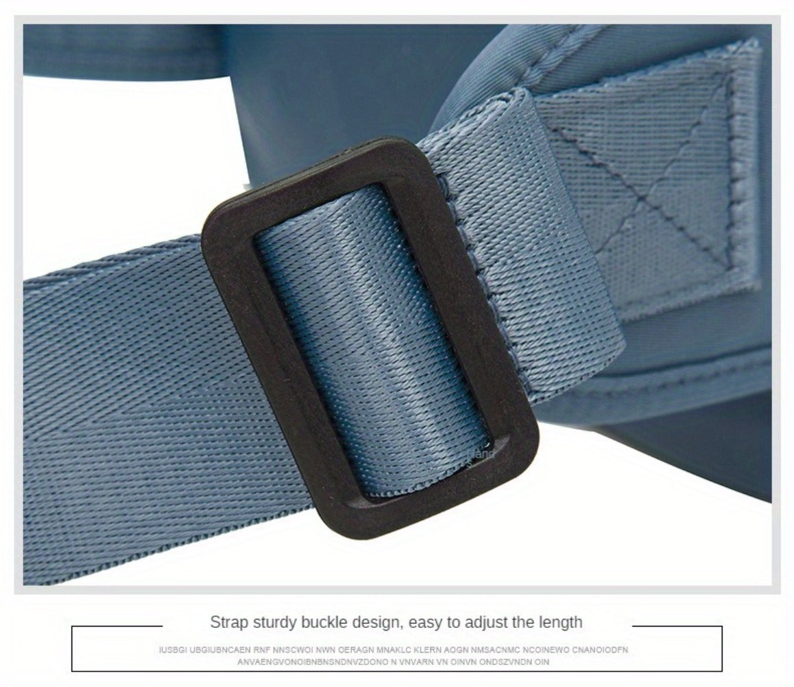 Women's Fashion Waist Pack Solid Color  Zipper Waist Pack Casual Style Suitable for Travel and Outdoor Activities Adjustable Shoulder Strap