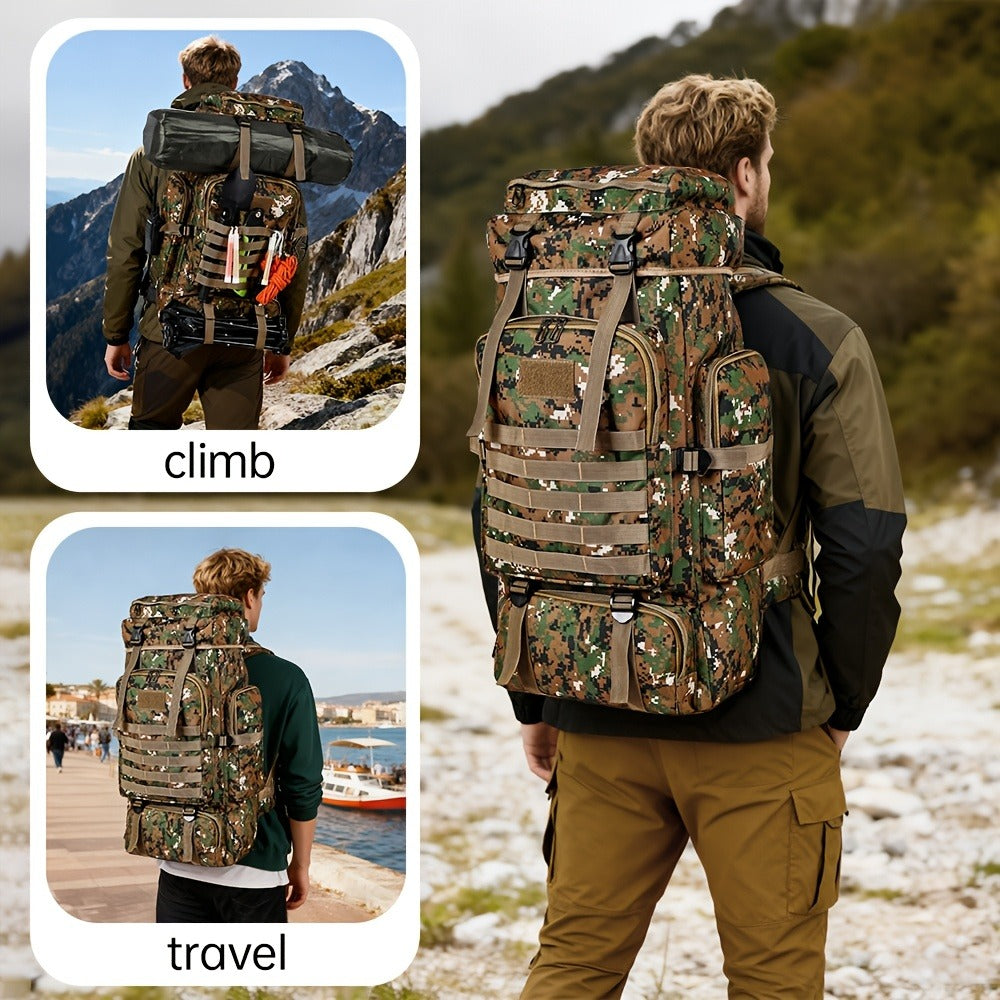 Travel Backpack – 80L, 80l Tactical Molle System Multi | Bag Vero – detail view 13