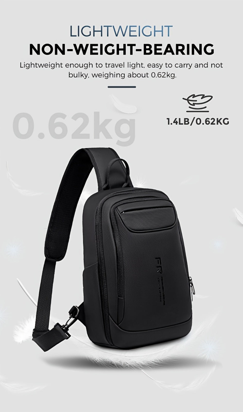 Sling Bag – 9.7 Inch, Compact, for Travel | Bag Vero – detail view 22