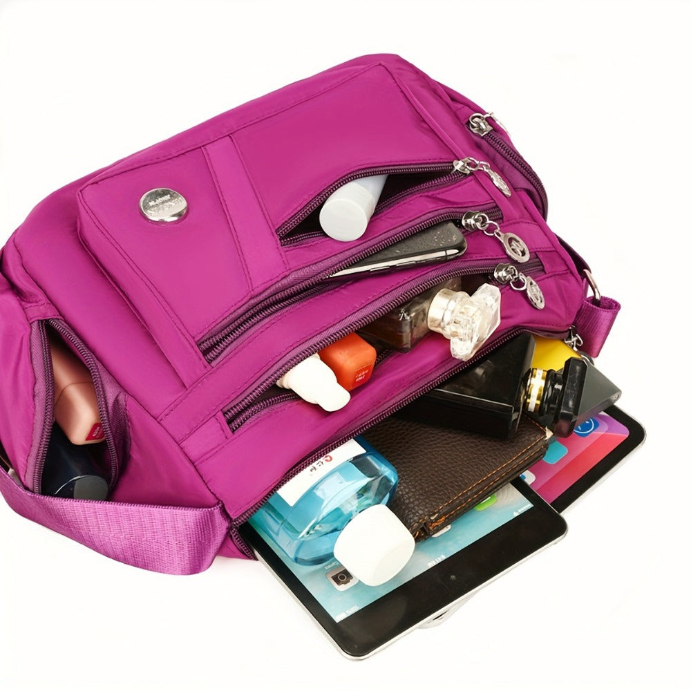 Crossbody Bag for Women – Nylon, Multi Pocket, Lightweight, Waterproof | Bag Vero – detail view 4