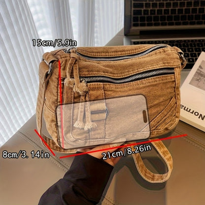 Womens  Turquoise Synthetic Handbag with Adjustable Strap MultiZipper Compartments Spacious Square Crossbody Bag with GoldenTone Hardware, GoldenTone Hardware Zippered Pocket Work, Shopping, Everyday Purse Durable Lining GoldenTone Hardwar