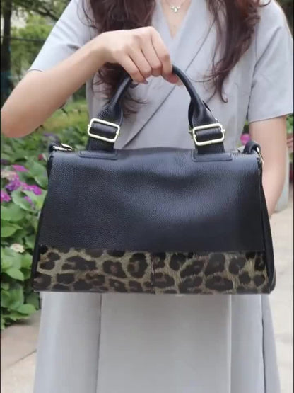 Crossbody Bag for Women – Genuine Leather, Genuine Leather Boston Top Handle | Bag Vero – detail view 12