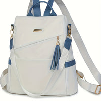 White With Blue