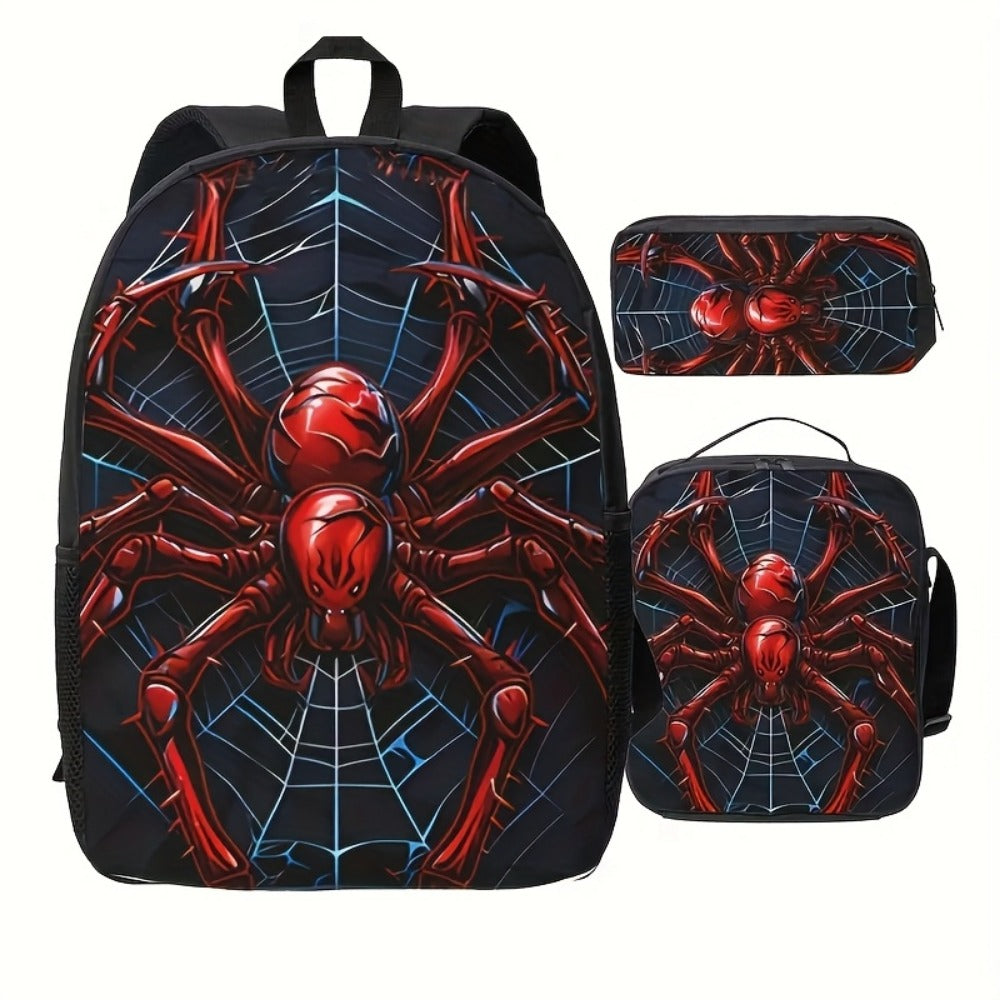 Backpack for Women – 2-Piece, Polyester, Large Capacity, for School – detail view 10
