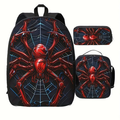 Backpack for Women – 2-Piece, Polyester, Large Capacity, for School – detail view 10