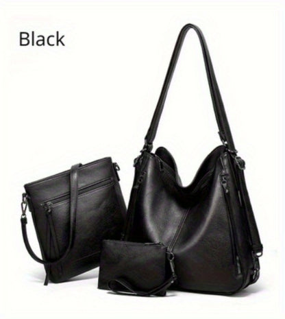 Backpack for Women – 3-Piece, Large Capacity, Convertible, for Travel & Work – detail view 26