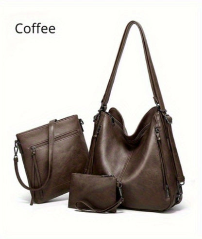 Backpack for Women – 3-Piece, Large Capacity, Convertible, for Travel & Work – detail view 27