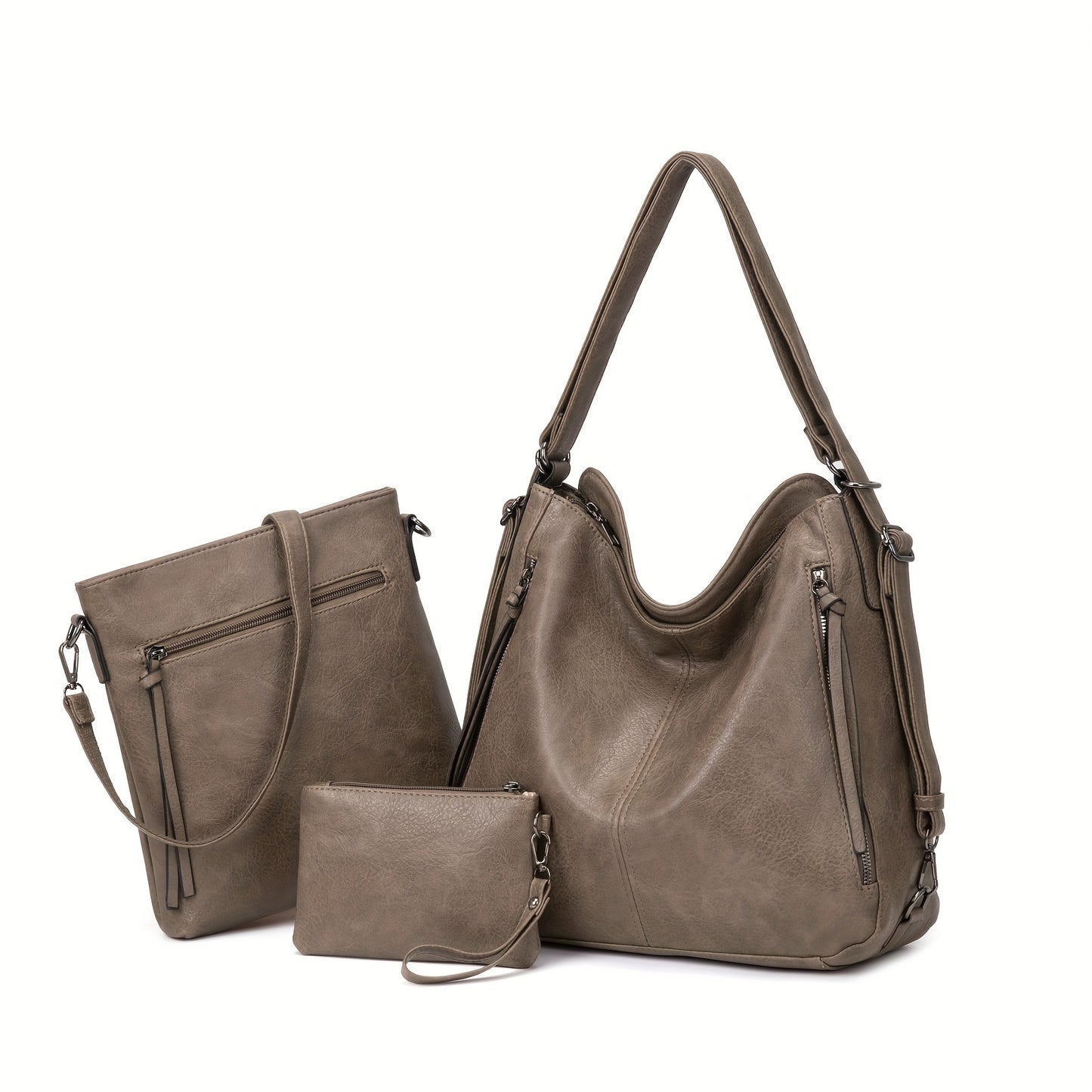 Backpack for Women – 3-Piece, Large Capacity, Convertible, for Travel & Work – detail view 40