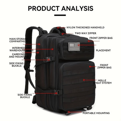 Backpack for Women – 45L, Large Capacity, for Travel – detail view 11