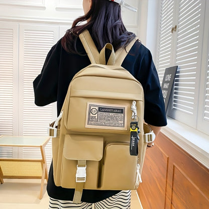 Backpack for Women – 5-Piece, Large Capacity, for School – detail view 20