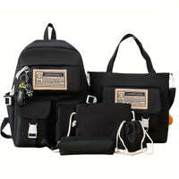 Black five-piece set (without pendant)