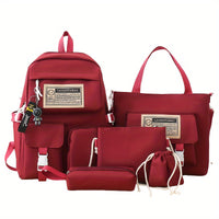 Red five-piece set (without pendant)