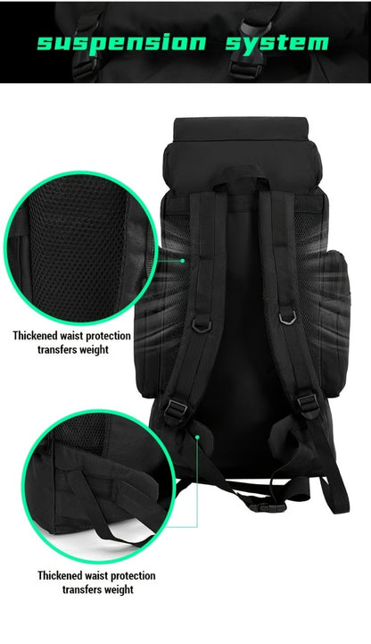 Backpack for Women – 80L, Adjustable Strap, for Travel – detail view 29