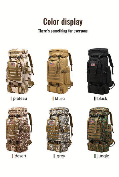 Backpack for Women – 80L, Adjustable Strap, for Travel – detail view 30