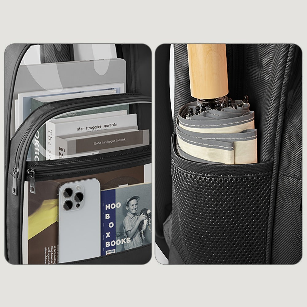 Backpack for Women – Clear, Transparent, Lightweight, for School – detail view 13