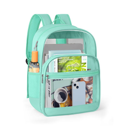 Backpack for Women – Clear, Transparent, Lightweight, for School – front view - product view 13