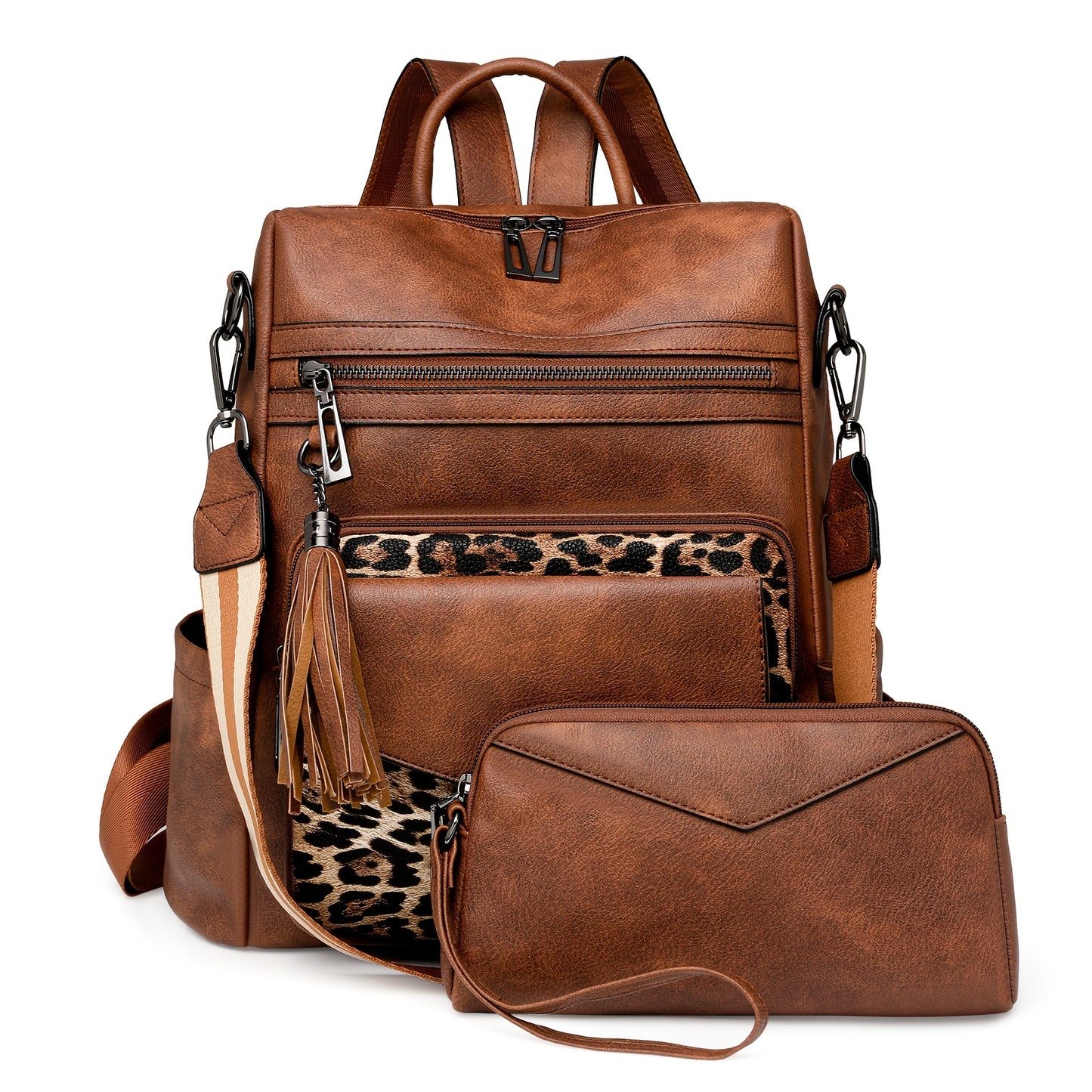 Backpack for Women – 9 Colors, Convertible, Large Capacity, for Travel & Work – front view - product view 16