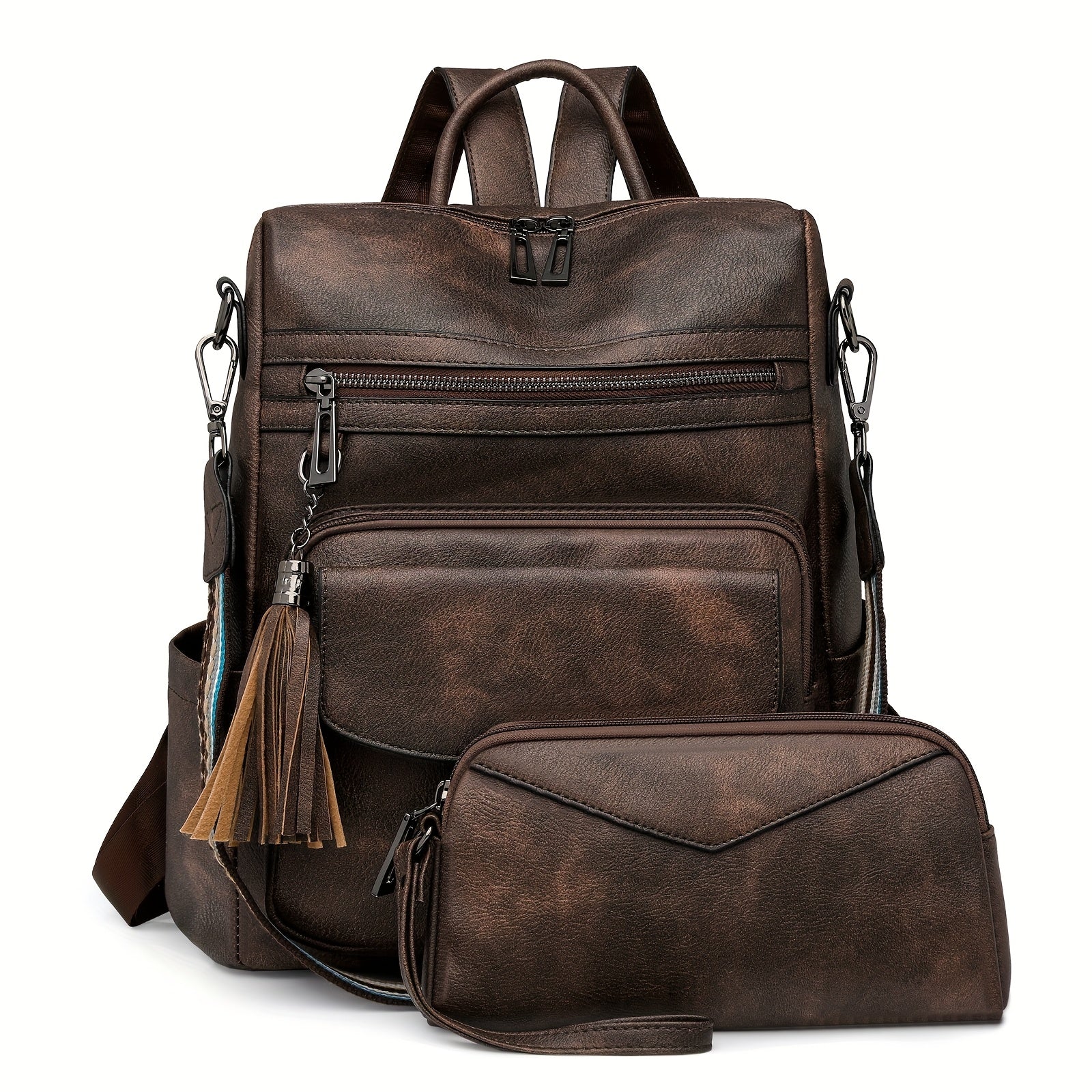 Backpack for Women – 9 Colors, Convertible, Large Capacity, for Travel & Work – detail view 2