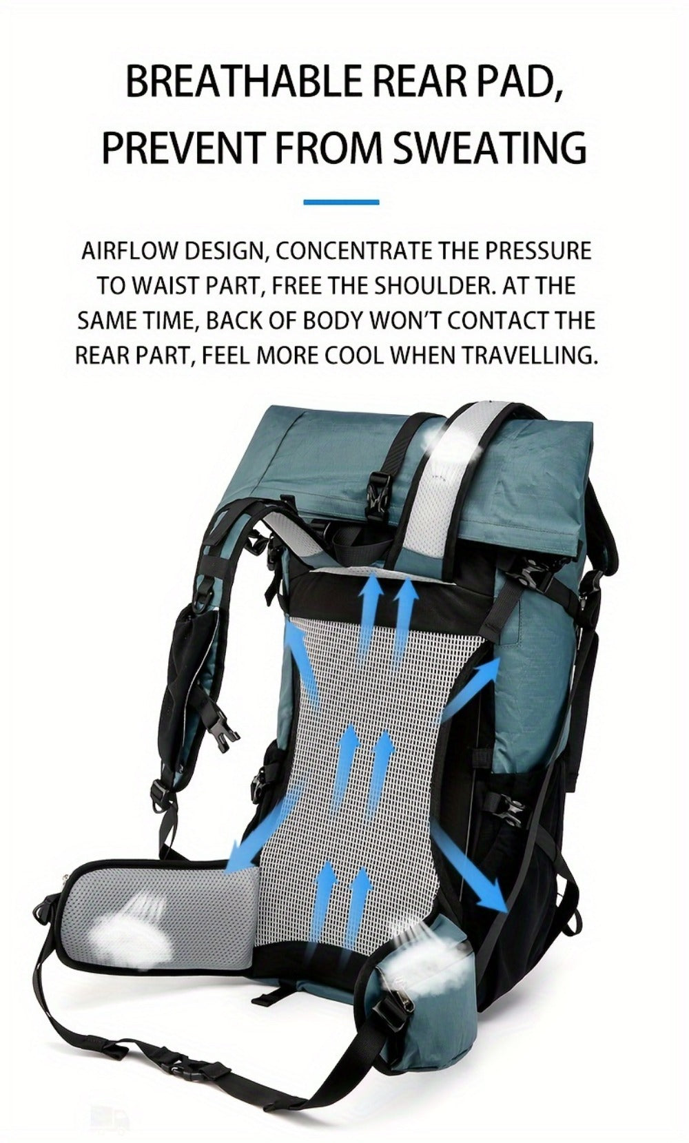 Backpack for Women – Expandable, Large Capacity – detail view 21