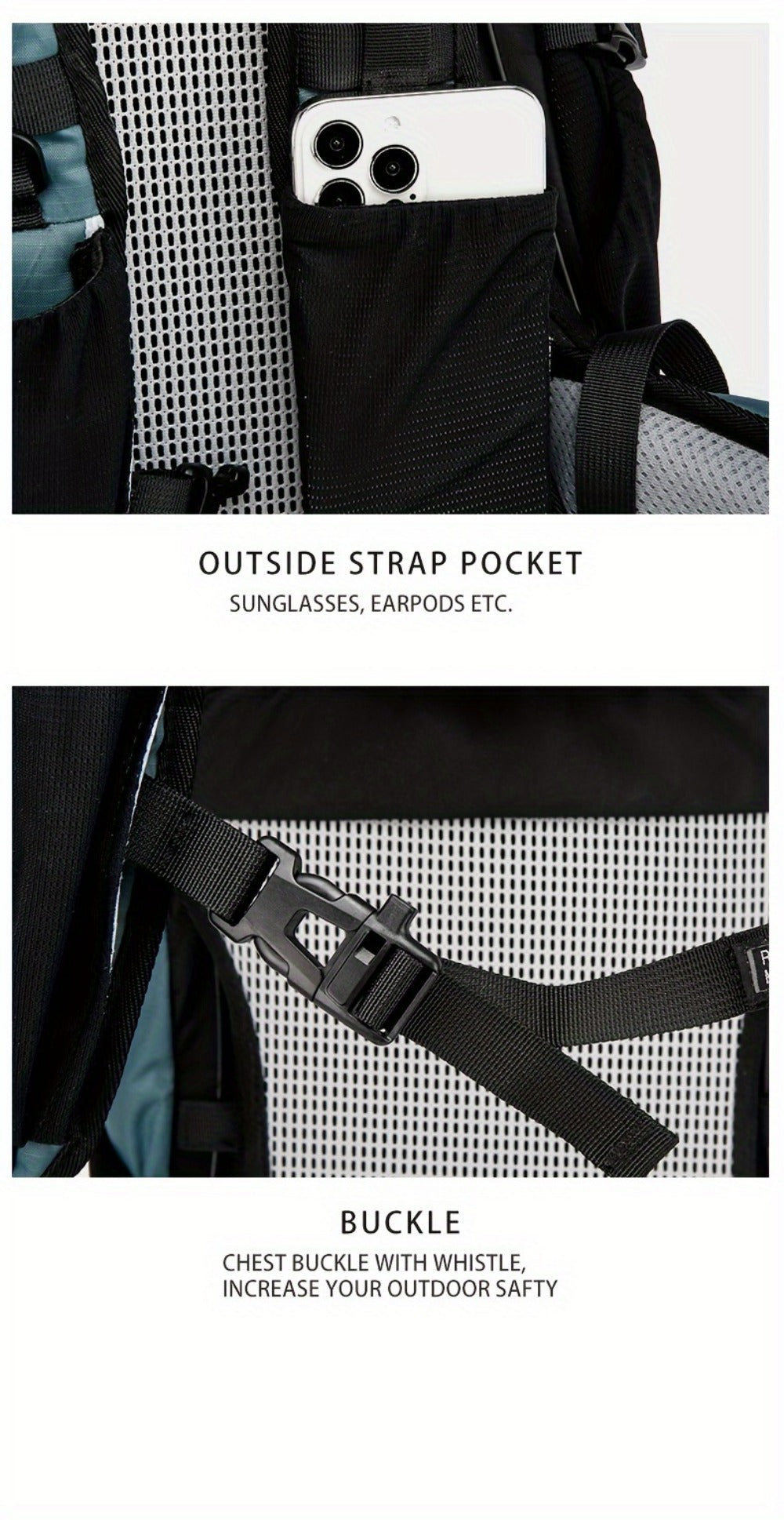 Backpack for Women – Expandable, Large Capacity – detail view 26