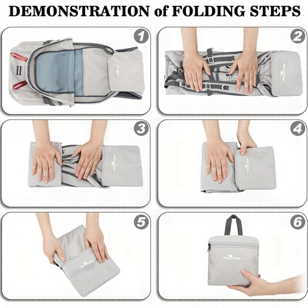 Backpack for Women – Foldable, Large Capacity, for Travel – detail view 10