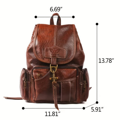 Backpack for Women – for School & Everyday Use, Retro Adjustable Strap Buckle Closure – detail view 11