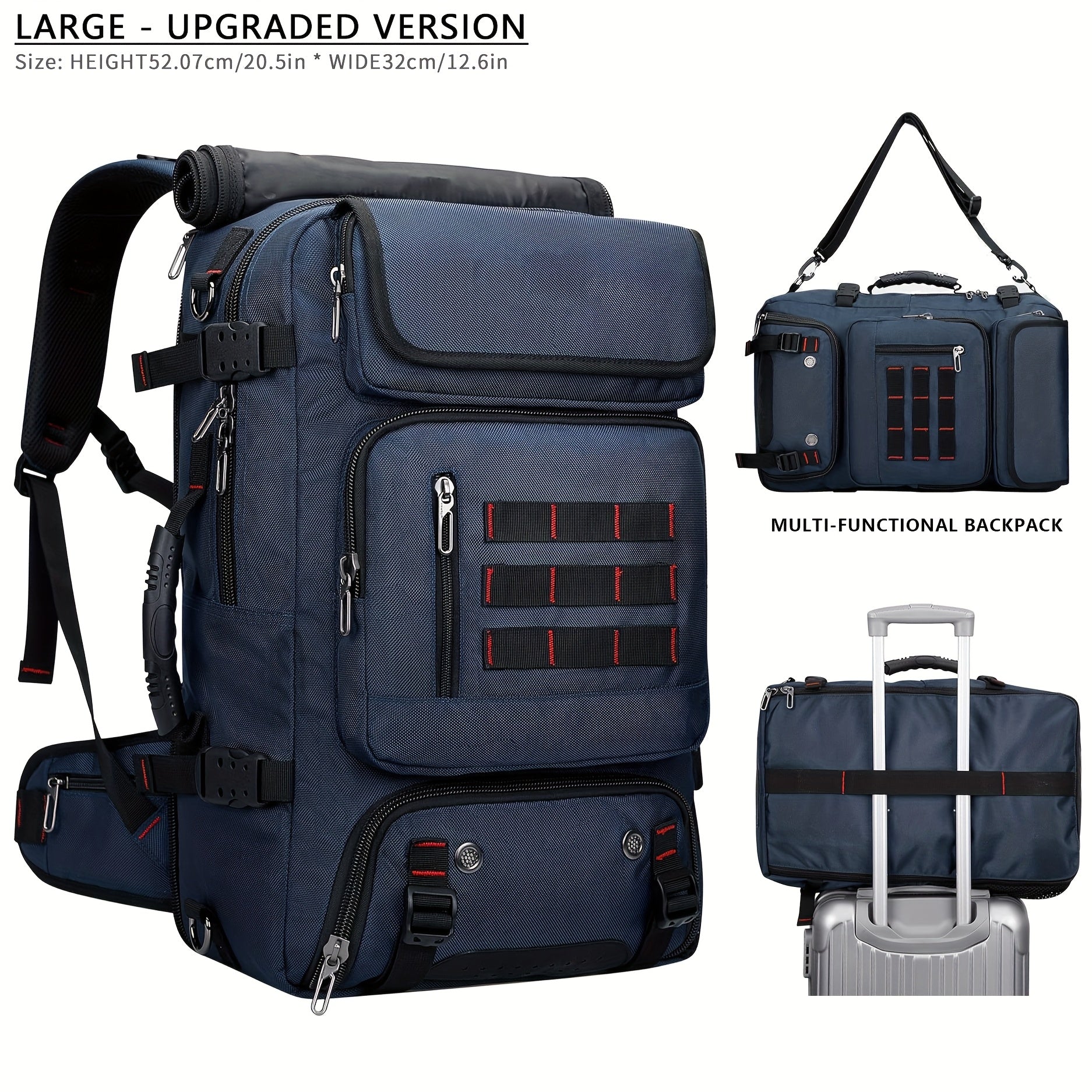 Backpack for Women – Large Capacity, Anti-Theft, for Travel – detail view 30