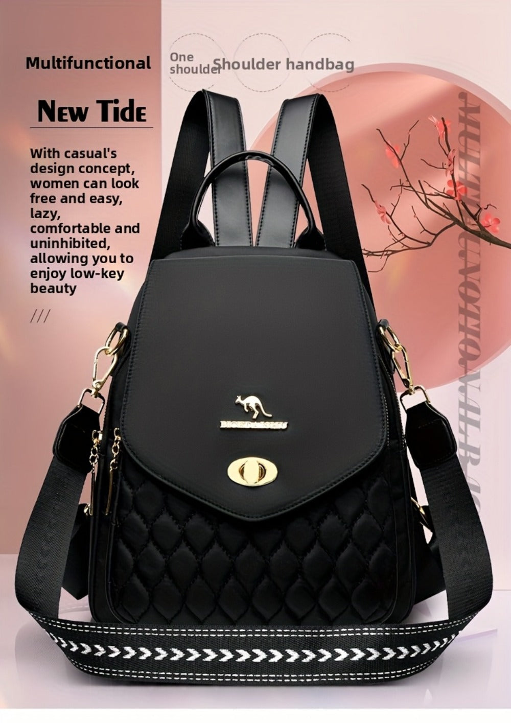 Backpack for Women – Lightweight, for Travel & Work – detail view 16