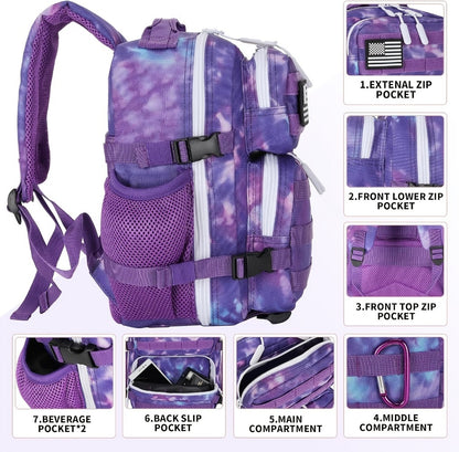 Backpack for Women – 11 Colors, Mini, Adjustable Strap, for Travel & School – detail view 27