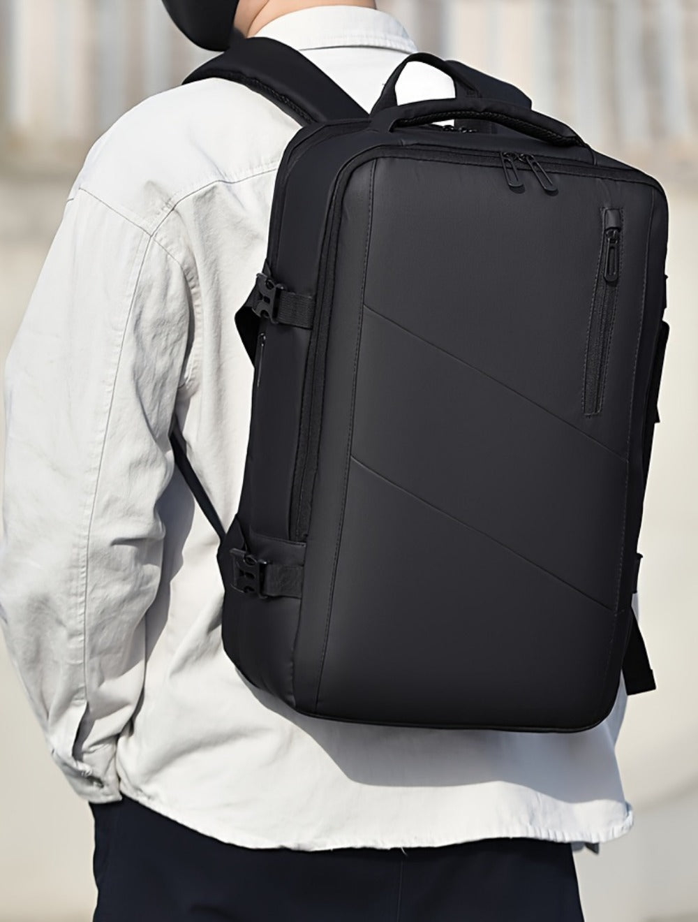 Backpack for Women – Nylon, Convertible, Multi-Pocket, for Travel & Work – detail view 36